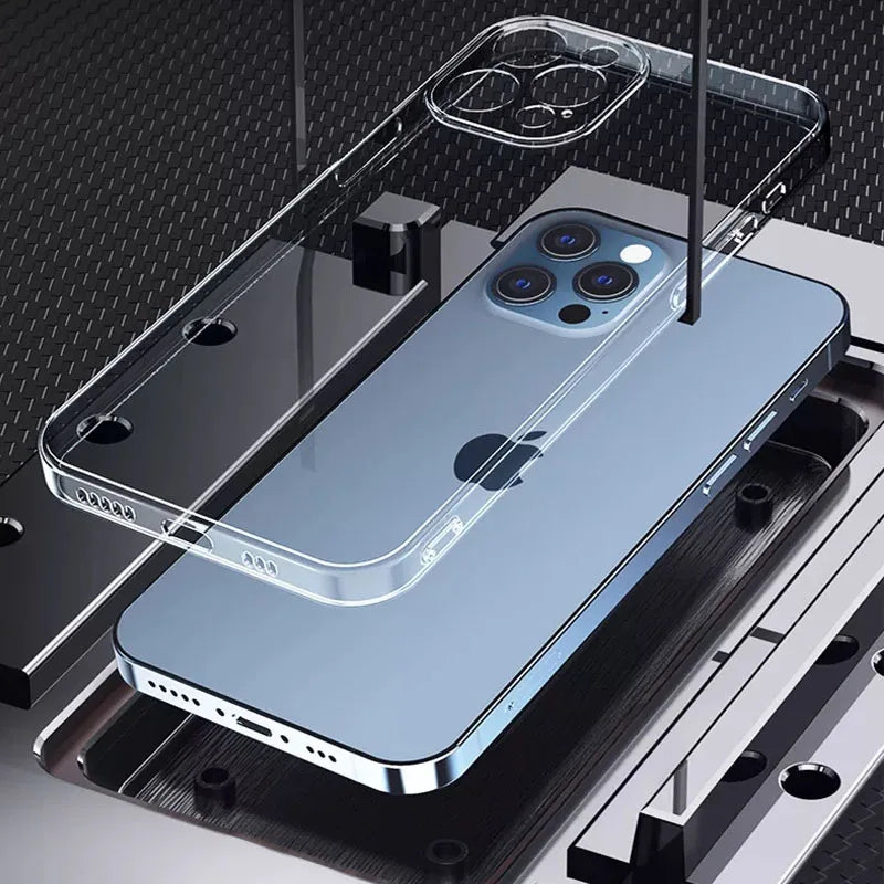 Clear Phone Case for iPhone 16, 15, 14, 13, 12, 11 Pro Max ryshop