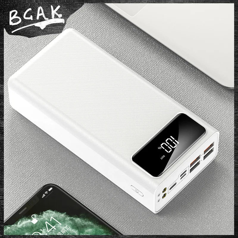 BCAK 80000mAh Large-capacity Charging Treasure Power Bank ryshop