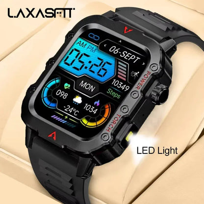 LAXASFIT New Outdoor Military Smartwatch ryshop
