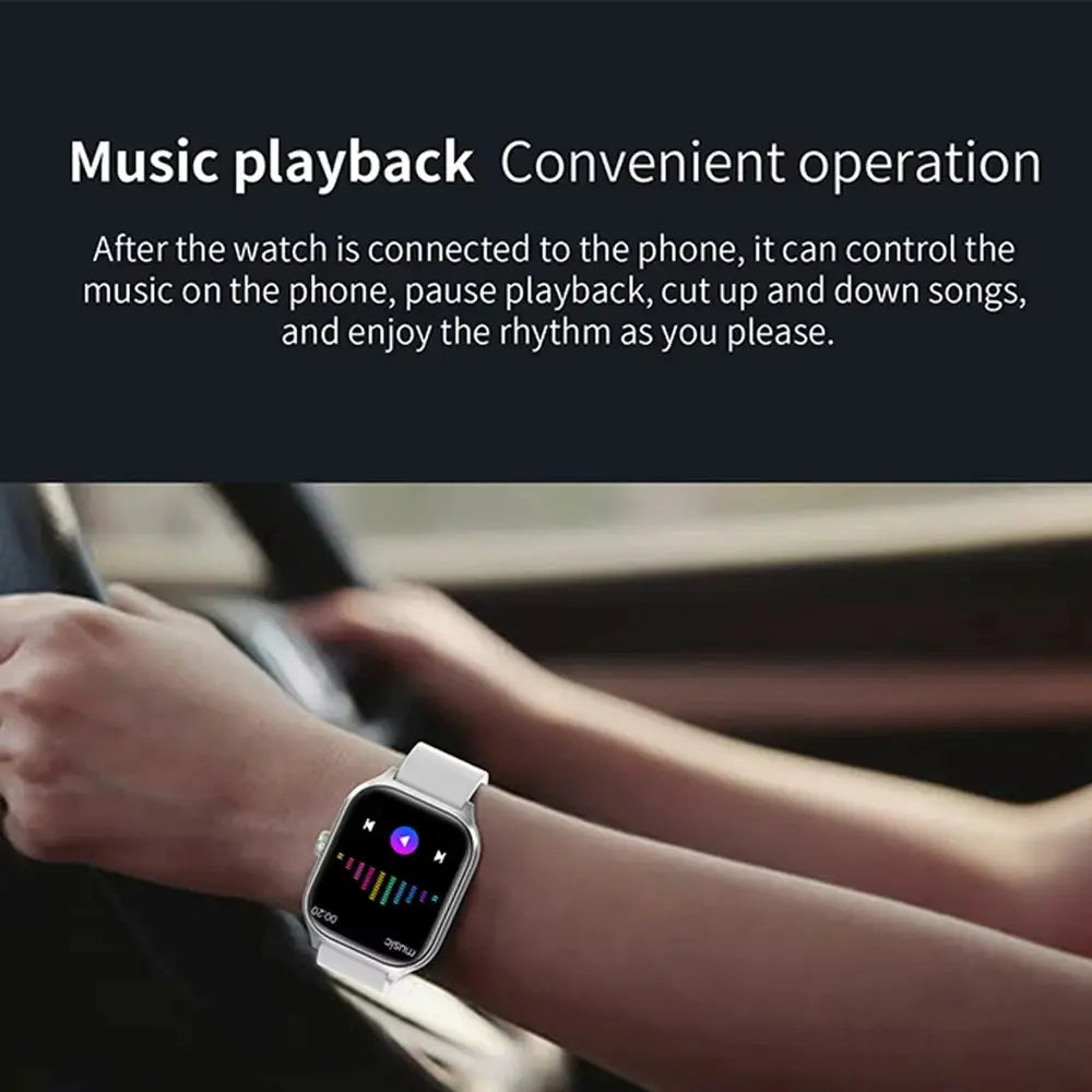 KESHUYOU New Smart Watch H9 Pro MAX - Stylish Fitness Tracker ryshop