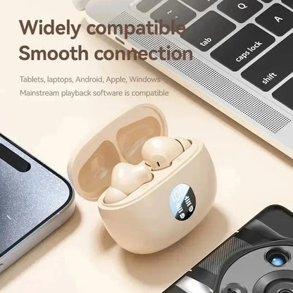 VYOPB Bluetooth 5.3 ENC Wireless Earbuds with LED Display ryshop