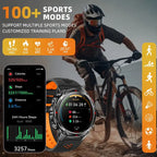 LIGE 2025 New Professional GPS Track Sports Smartwatch Outdoor RIDE Run Compass Altimeter 3ATM Fitness Bracelets 540mAh Watches ryshop