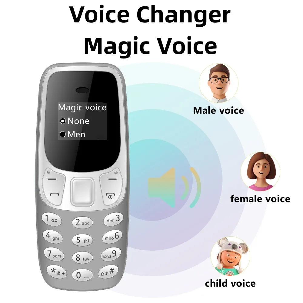 SERVO Small Mobile Phone Bluetooth Dialer Magic Voice Low Radiation Telephone ryshop