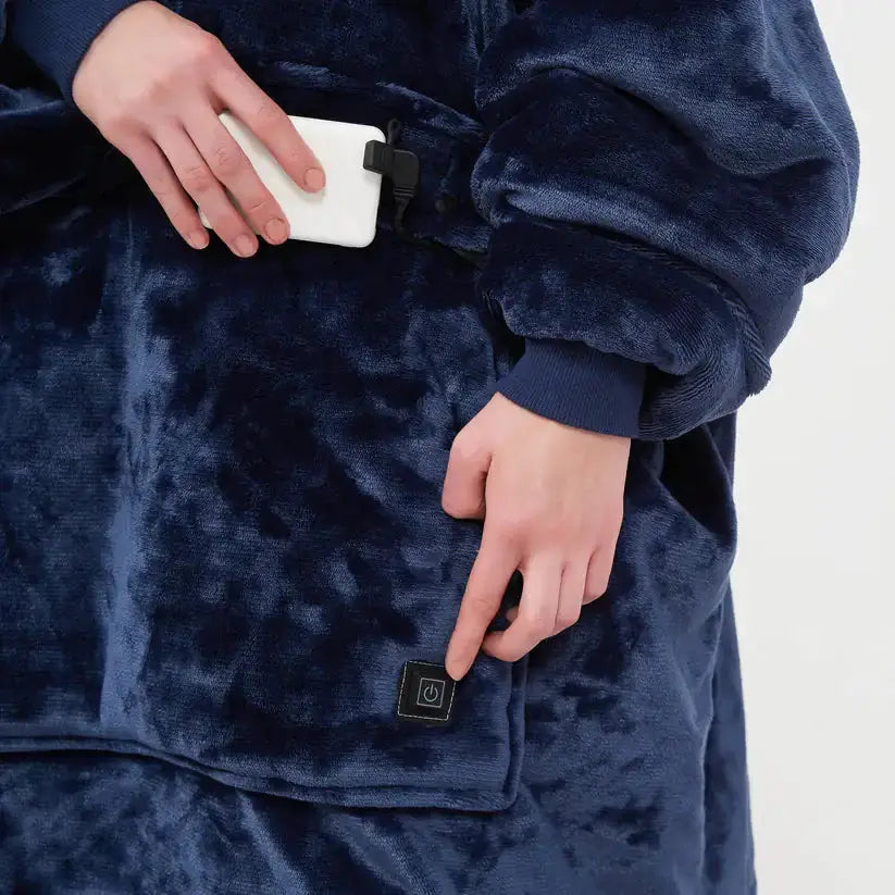 Heated Hoodie Blanket ryshop