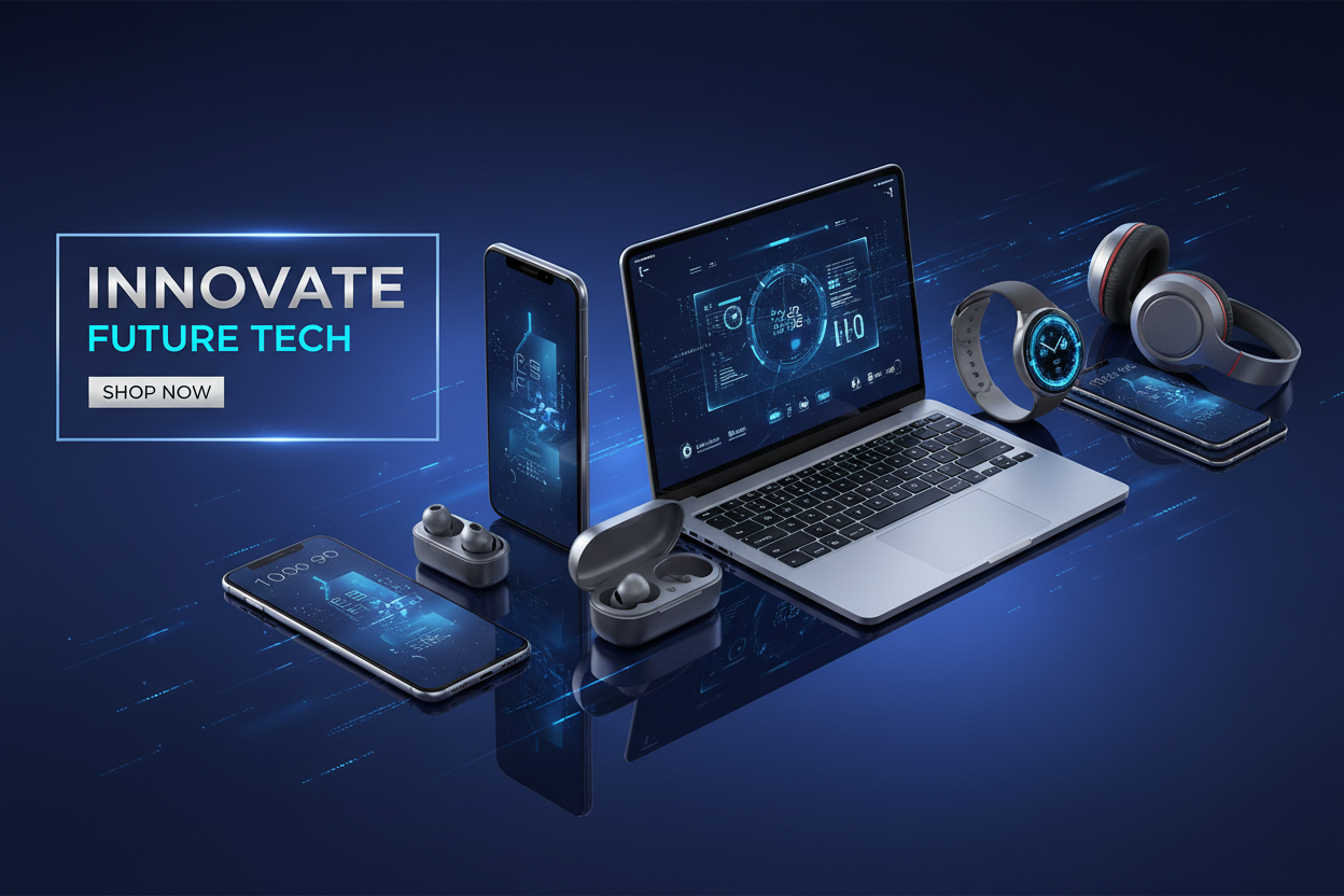 hero baner for electronics store